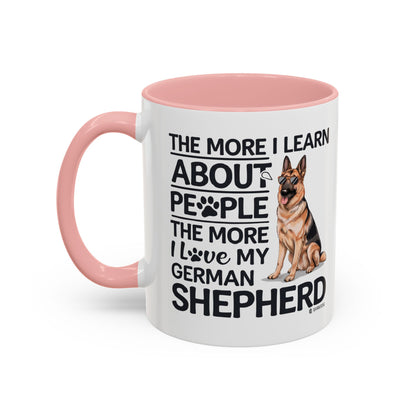 German Shepherd Love Coffee Mug, Dog Lover Gift, Pet Owner Mug, Birthday Gift, Animal Lover, Personalized Mug
