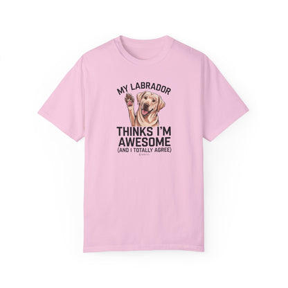 Labrador Retriever Unisex T-shirt, Dog Lover Tee, Parenting Shirt, Cute Pet Apparel, Animal Graphic Top