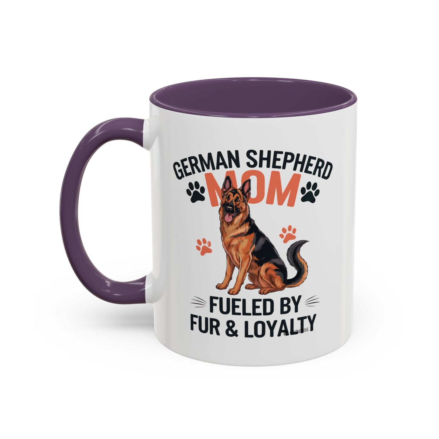 German Shepherd Mom Accent Coffee Mug: Perfect Gift for Dog Lovers, Pet Owners, Dog Enthusiasts, Animal Lovers