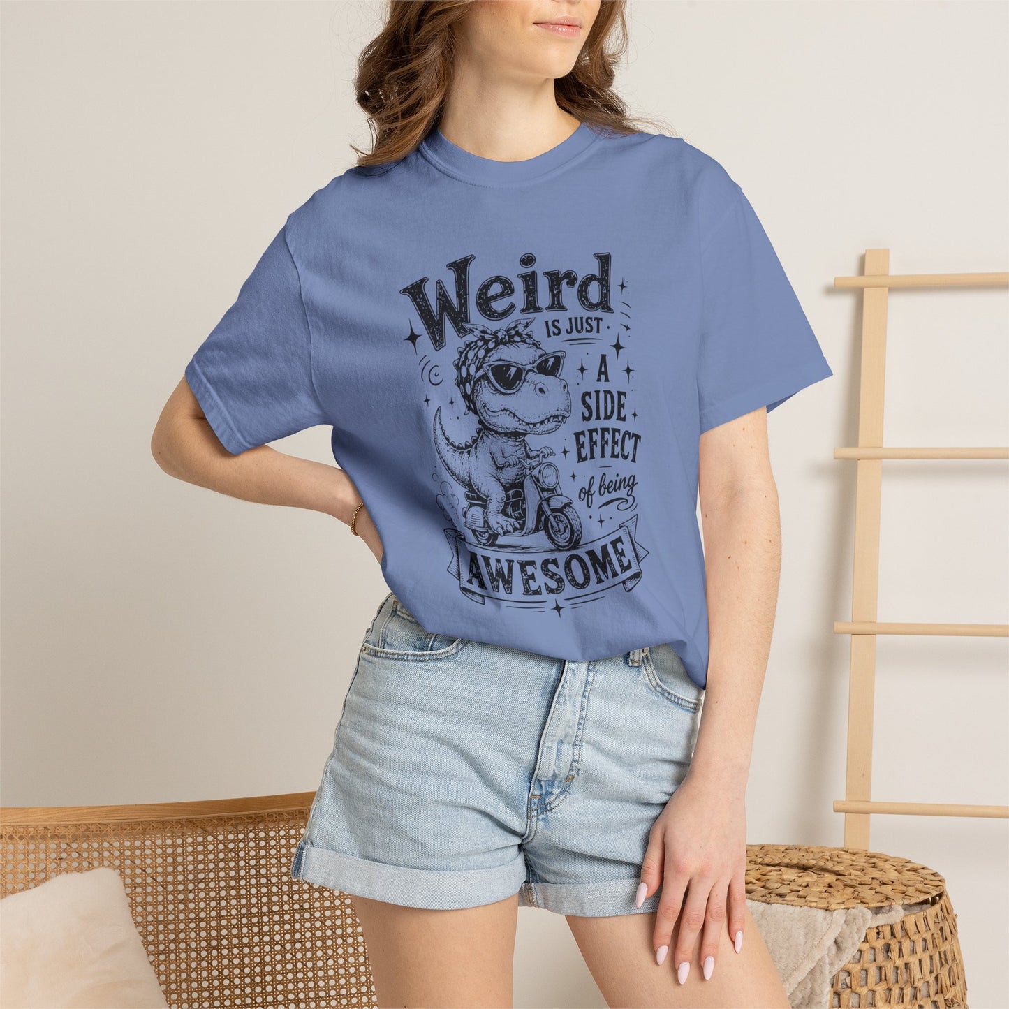 Weird = Awesome T-Shirt — Funny Glowing Recommendation Tee