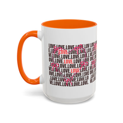 Romantic Love Coffee Mug - Perfect Gift for Anniversary, Valentine's Day, Wedding, Love-Themed Decor, Ceramic Drinkware