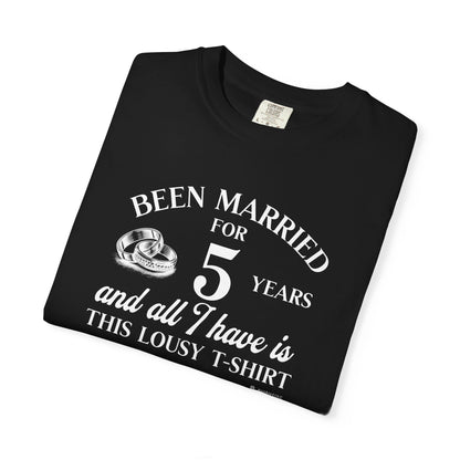 Hilarious Marriage Celebration T-shirt, Customizable Unisex Tee for Anniversary, Funny Gift, Humor Shirt, Wicked Sense of Humor Top