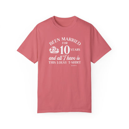 Hilarious Marriage Celebration T-shirt, Customizable Unisex Tee for Anniversary, Funny Gift, Humor Shirt, Wicked Sense of Humor Top - Quirkside Creations