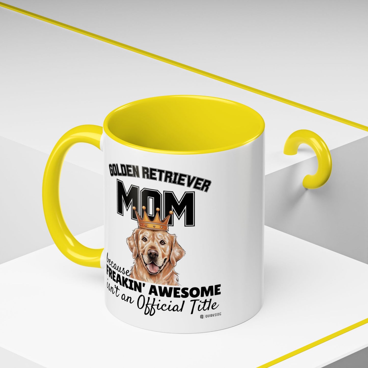 Golden Retriever Mom Coffee Mug - Perfect Gift for Dog Lovers, Pet Owners, Birthday, Mother's Day, Funny Dog Mom Mug