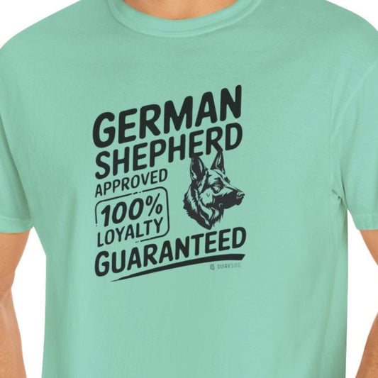 German Shepherd Dog Lover Unisex Garment-Dyed T-shirt, Parent Gift, Funny Dog Tee, Dog Mom Shirt, Gift for Dog Lovers