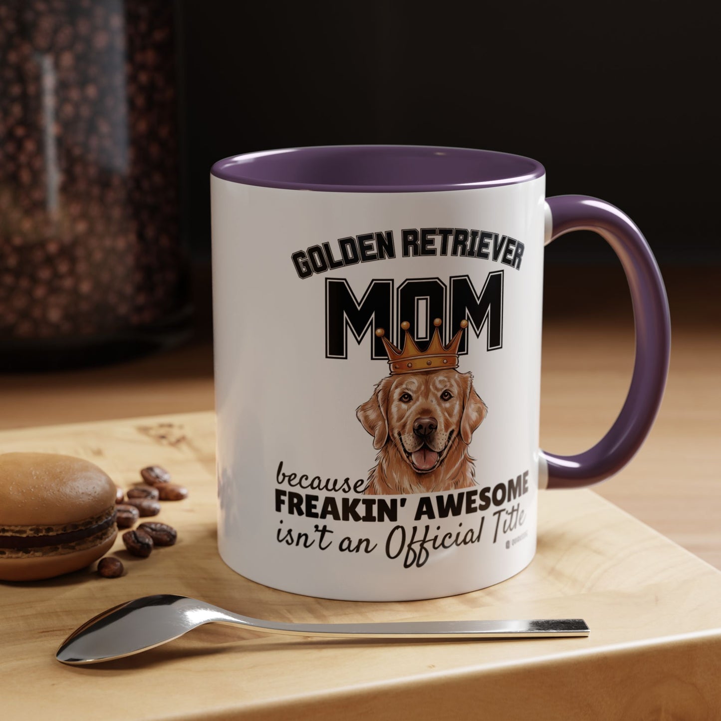 Golden Retriever Mom Coffee Mug - Perfect Gift for Dog Lovers, Pet Owners, Birthday, Mother's Day, Funny Dog Mom Mug