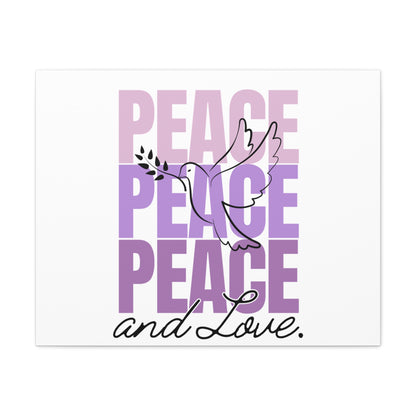 Peaceful Dove Canvas Wall Art, Inspirational Home Decor, Gift for Peace Lovers, Serenity Decor, Modern Art, Gift for Holidays