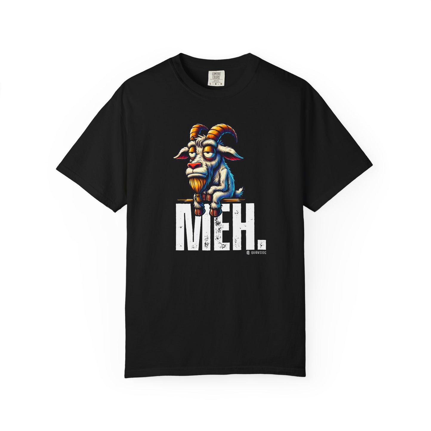 Funny Goat Boredom Unisex T-shirt, Sarcastic Animal Graphic Tee, Comical Farmyard Top, Humorous Goat Lover Gift, Vintage Style Shirt