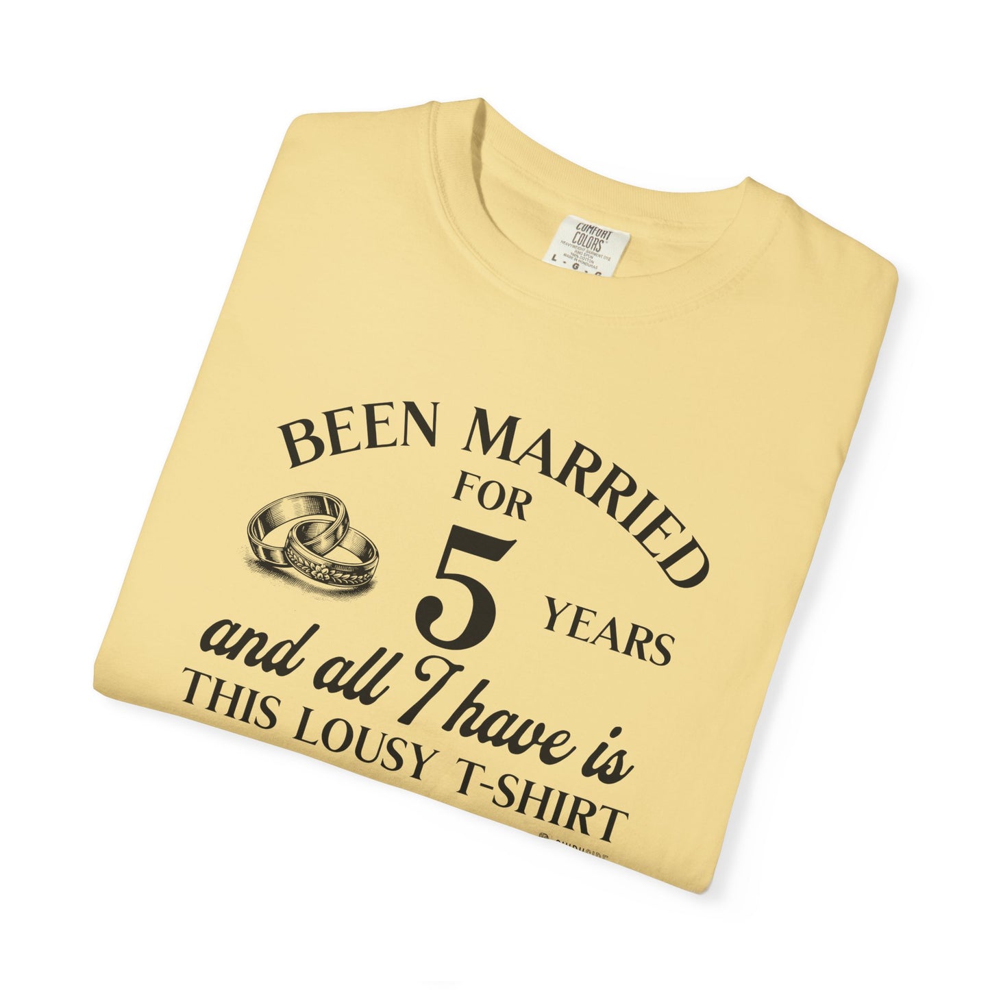 Hilarious Marriage Celebration T-shirt, Customizable Unisex Tee for Anniversary, Funny Gift, Humor Shirt, Wicked Sense of Humor Top