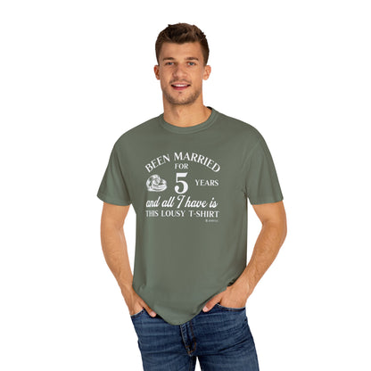 Hilarious Marriage Celebration T-shirt, Customizable Unisex Tee for Anniversary, Funny Gift, Humor Shirt, Wicked Sense of Humor Top