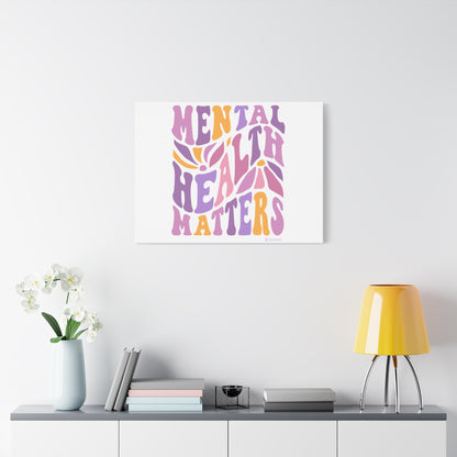 Mental Health Matters Canvas Art