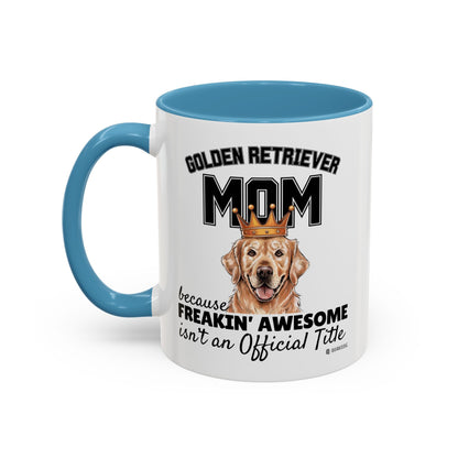 Golden Retriever Mom Coffee Mug - Perfect Gift for Dog Lovers, Pet Owners, Birthday, Mother's Day, Funny Dog Mom Mug