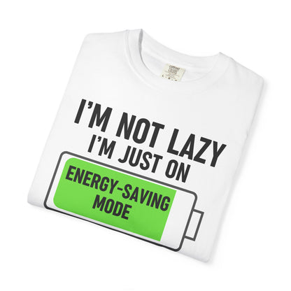 Excuse for Laziness Unisex T-shirt, Funny Relaxation Tee, Sarcastic Lounge Shirt, Comfy Weekend Top, Hilarious Chill Out Apparel