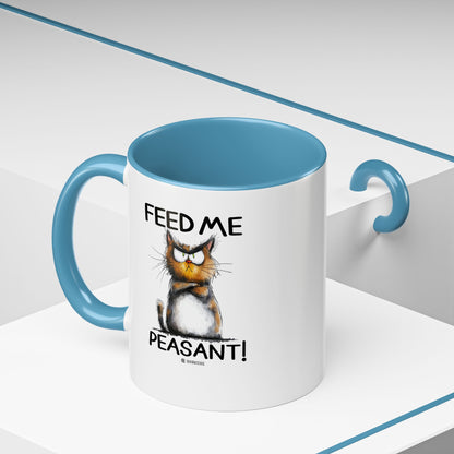 Sassy Cat Accent Coffee Mug | Funny Gift for Cat Lovers | Cute Home Coffee Mug | Unique Cat Mom Present | 11oz & 15oz Available