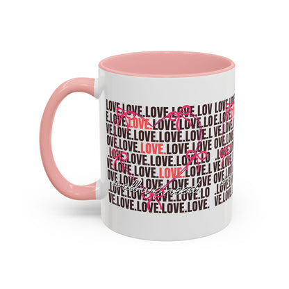 Romantic Love Coffee Mug - Perfect Gift for Anniversary, Valentine's Day, Wedding, Love-Themed Decor, Ceramic Drinkware