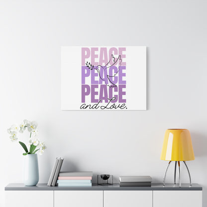 Peaceful Dove Canvas Wall Art, Inspirational Home Decor, Gift for Peace Lovers, Serenity Decor, Modern Art, Gift for Holidays