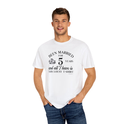 Hilarious Marriage Celebration T-shirt, Customizable Unisex Tee for Anniversary, Funny Gift, Humor Shirt, Wicked Sense of Humor Top