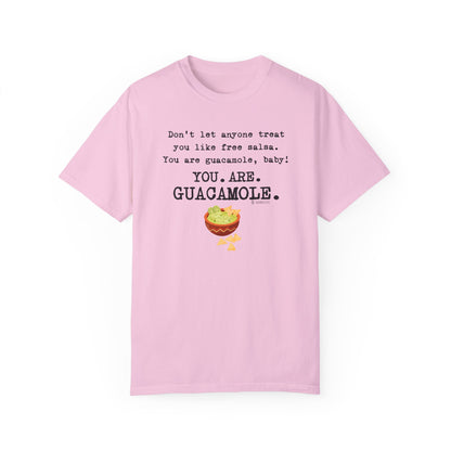 Premium Guacamole Unisex Garment-Dyed T-shirt, Funny Avocado Lover Tee, Gift for Foodie, Soft Graphic Tee, Unique Graphic Tee, Novelty Top - Quirkside Creations