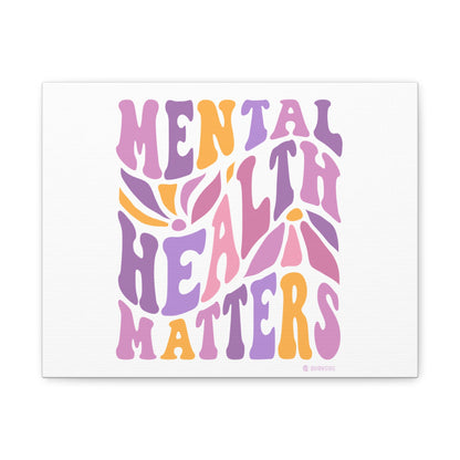 Mental Health Matters Canvas Art