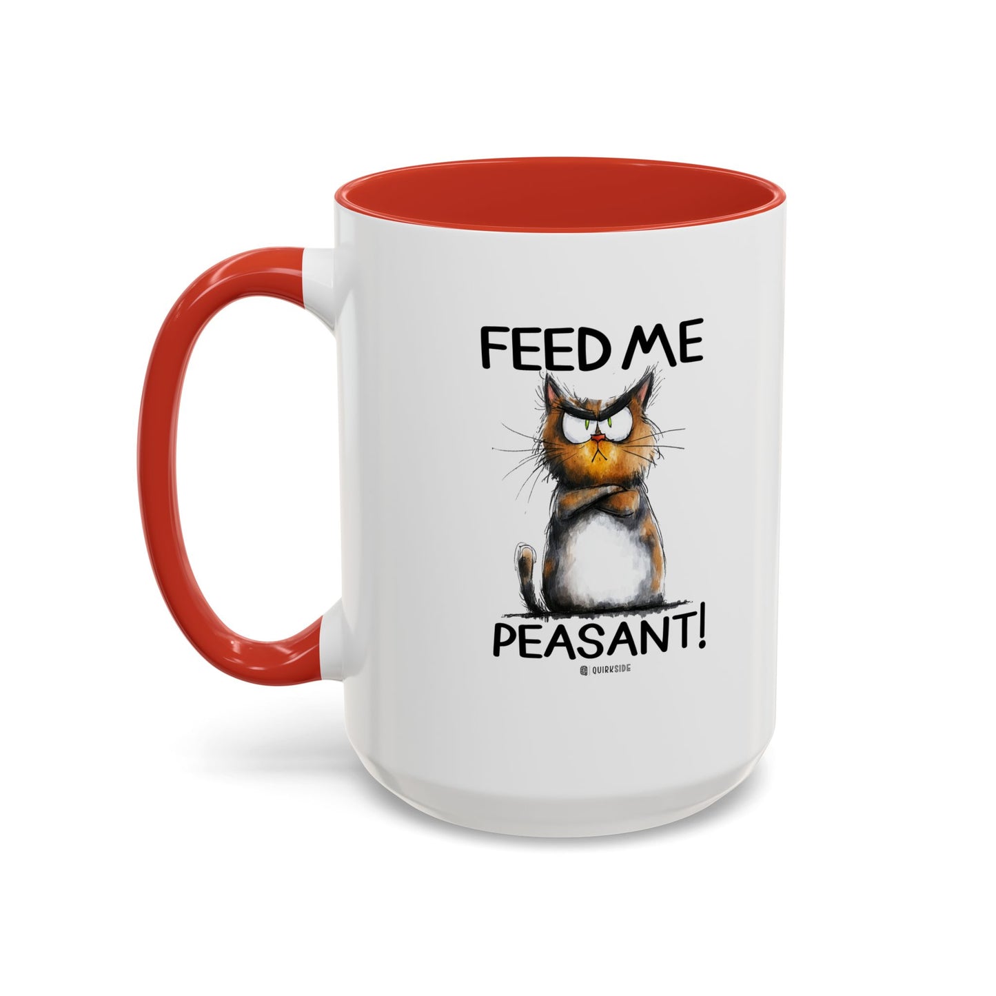 Sassy Cat Accent Coffee Mug | Funny Gift for Cat Lovers | Cute Home Coffee Mug | Unique Cat Mom Present | 11oz & 15oz Available