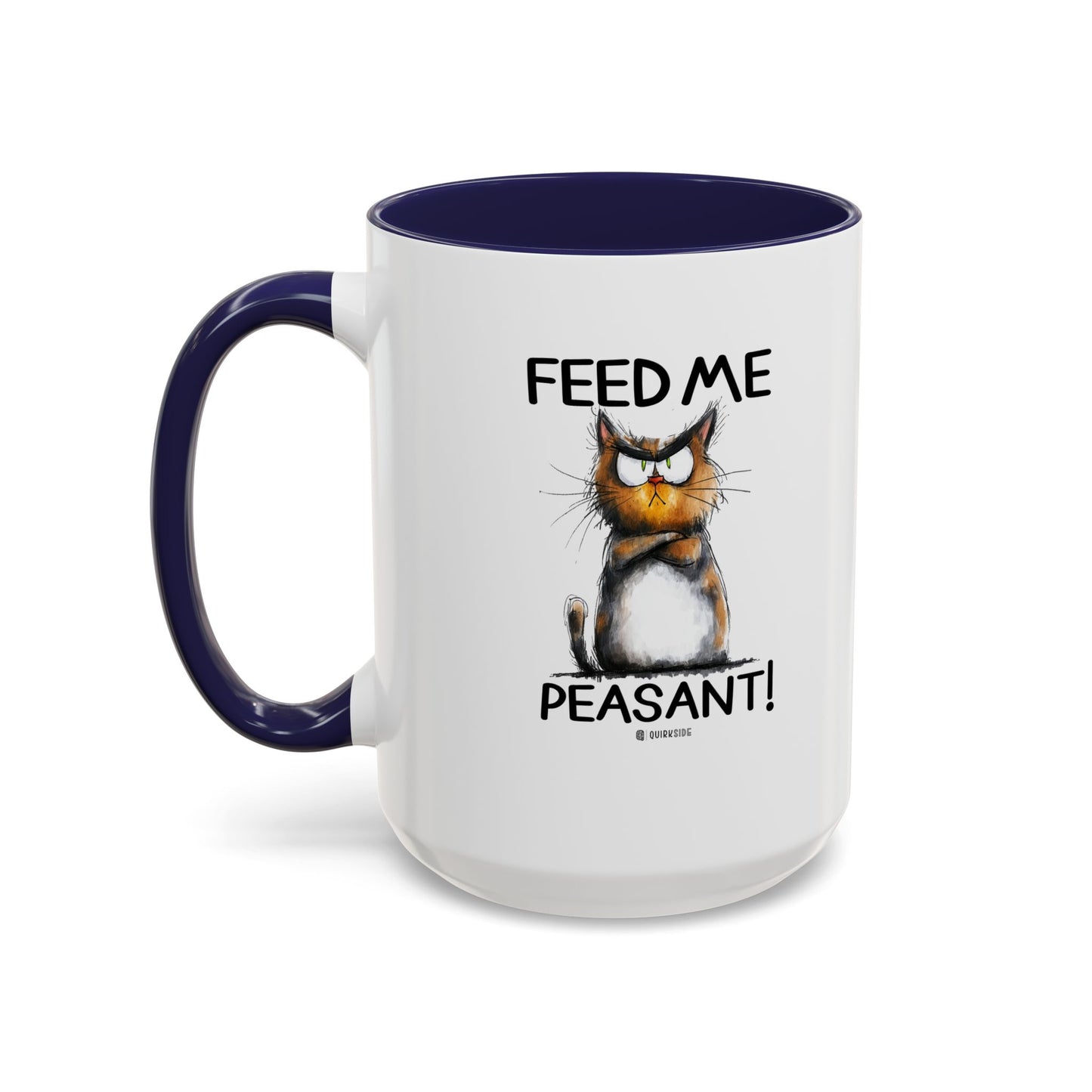 Sassy Cat Accent Coffee Mug | Funny Gift for Cat Lovers | Cute Home Coffee Mug | Unique Cat Mom Present | 11oz & 15oz Available