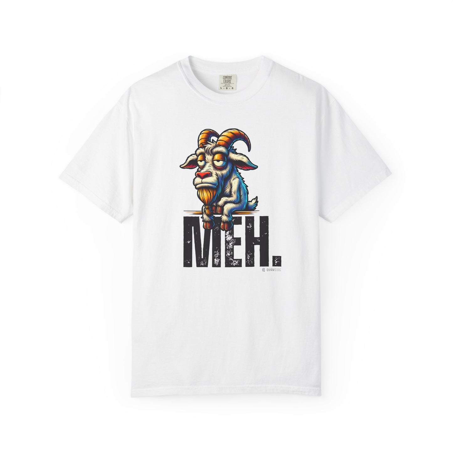 Funny Goat Boredom Unisex T-shirt, Sarcastic Animal Graphic Tee, Comical Farmyard Top, Humorous Goat Lover Gift, Vintage Style Shirt