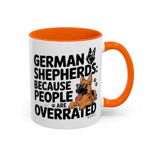 German Shepherds Coffee Mug - Funny Dog Lover Gift, Pet Parent Humor, Animal Lover Decor, Unique Holiday Present, Dog Breed Lovers