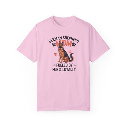 German Shepherd Dog Lover Unisex Garment-Dyed T-shirt, Parent Gift, Funny Dog Tee, Dog Mom Shirt, Gift for Dog Lovers