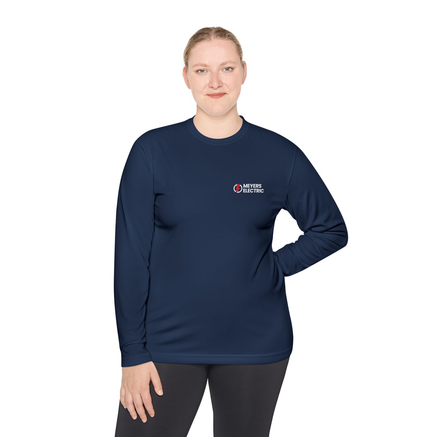 Meyers Electric Long Sleeve Tee — "Powering America Since 1966" Work Shirt