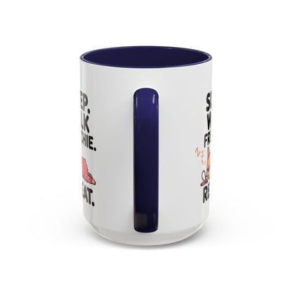 French Bulldog Coffee Mug with Cute Sleepy Design, Dog Lover Gift, Humorous Mug, Pet Owner Essentials, Frenchie Appreciation