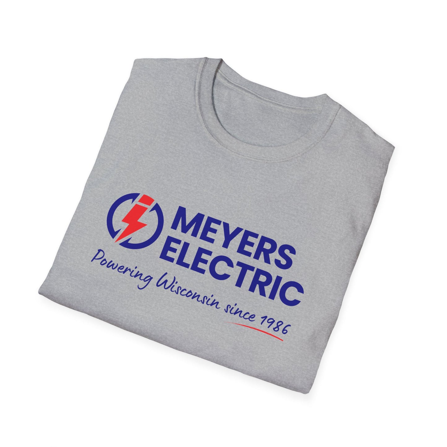 Meyers Electric Company T-Shirt — 'Powering Wisconsin Since 1986' Work Tee