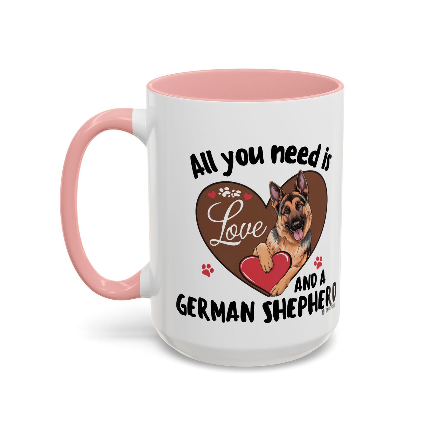 German Shepherd Love Mug | Dog Owner Gift | Coffee Cup | Animal Lover Gift | Pet Lover's Mug | Cute Pet Coffee Mug