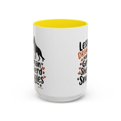 German Shepherd Love Mug | Accent Coffee Mug | Dog Mom Gift | Pet Owner Gift | Animal Lover Coffee Mug | Funny Dog Mug