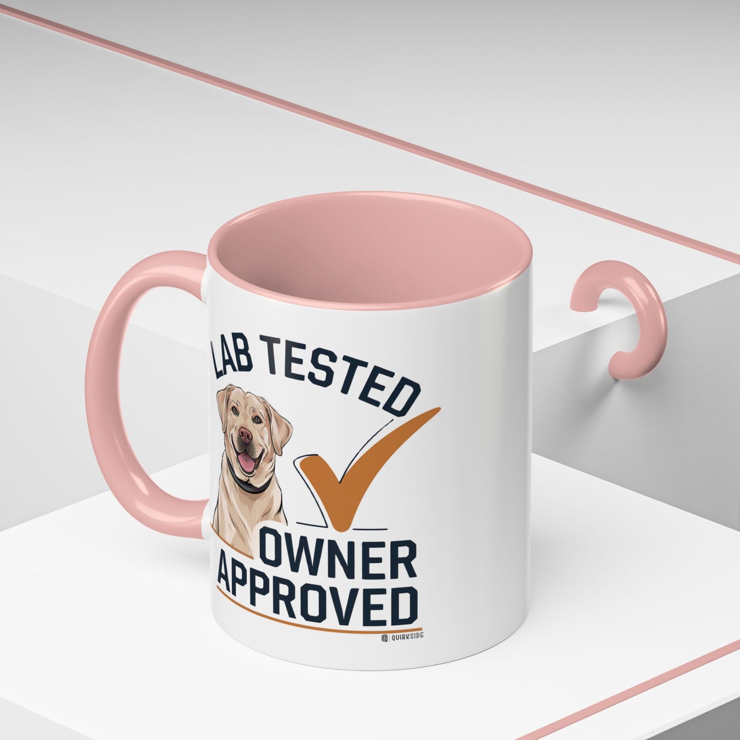 Lab Tested Owner Approved Coffee Mug, Dog Lover Gift, Pet Owner Present, Funny Mug for Dog Moms, Lab Dog Coffee Mug, Unique Dog Gifts
