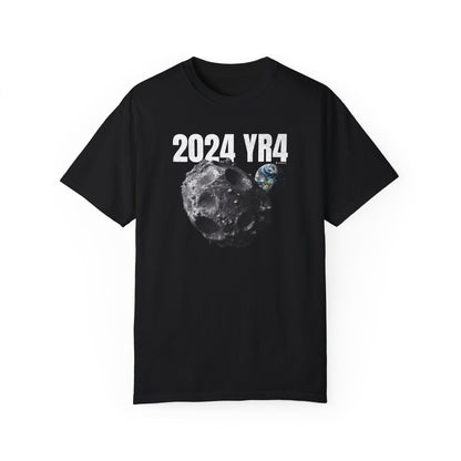 Asteroid Apocalypse Unisex T-shirt, Funny Space Shirt, Quirky Astronomical Tee, Armageddon Top, Unique Astronomy Clothing