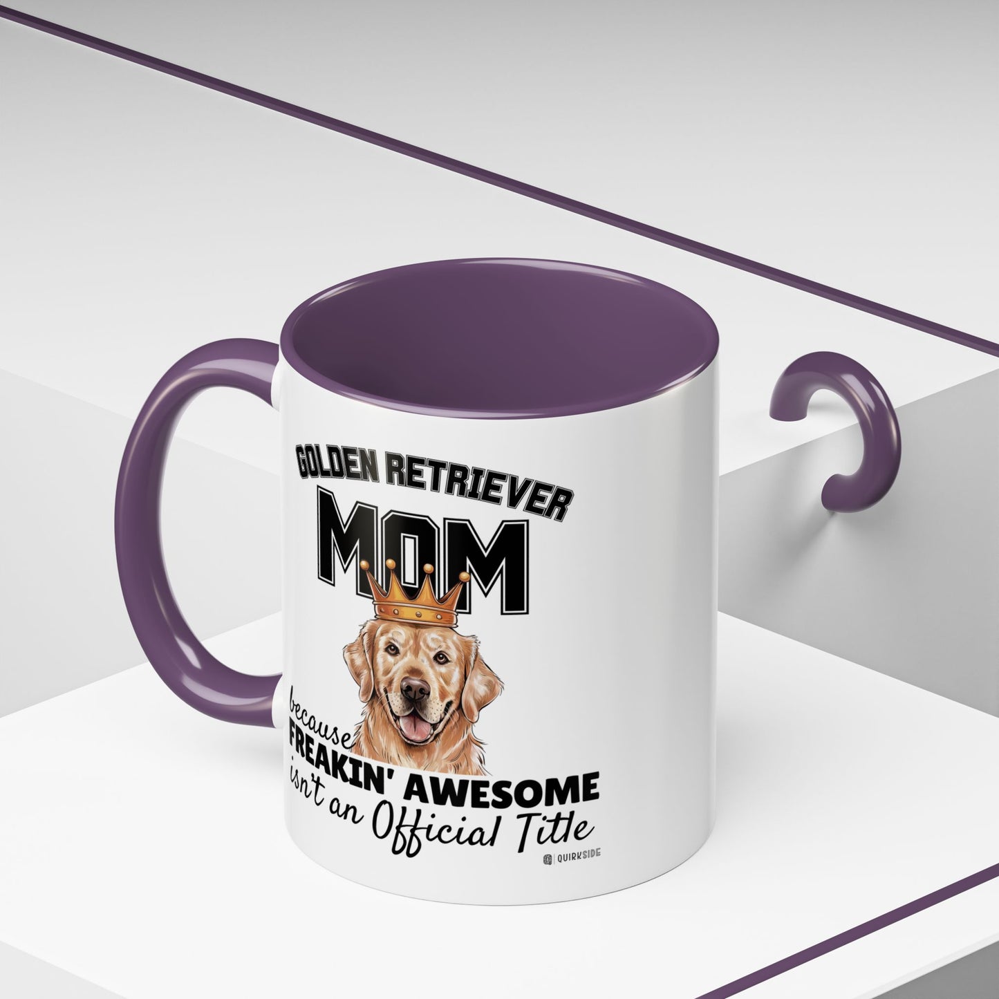 Golden Retriever Mom Coffee Mug - Perfect Gift for Dog Lovers, Pet Owners, Birthday, Mother's Day, Funny Dog Mom Mug