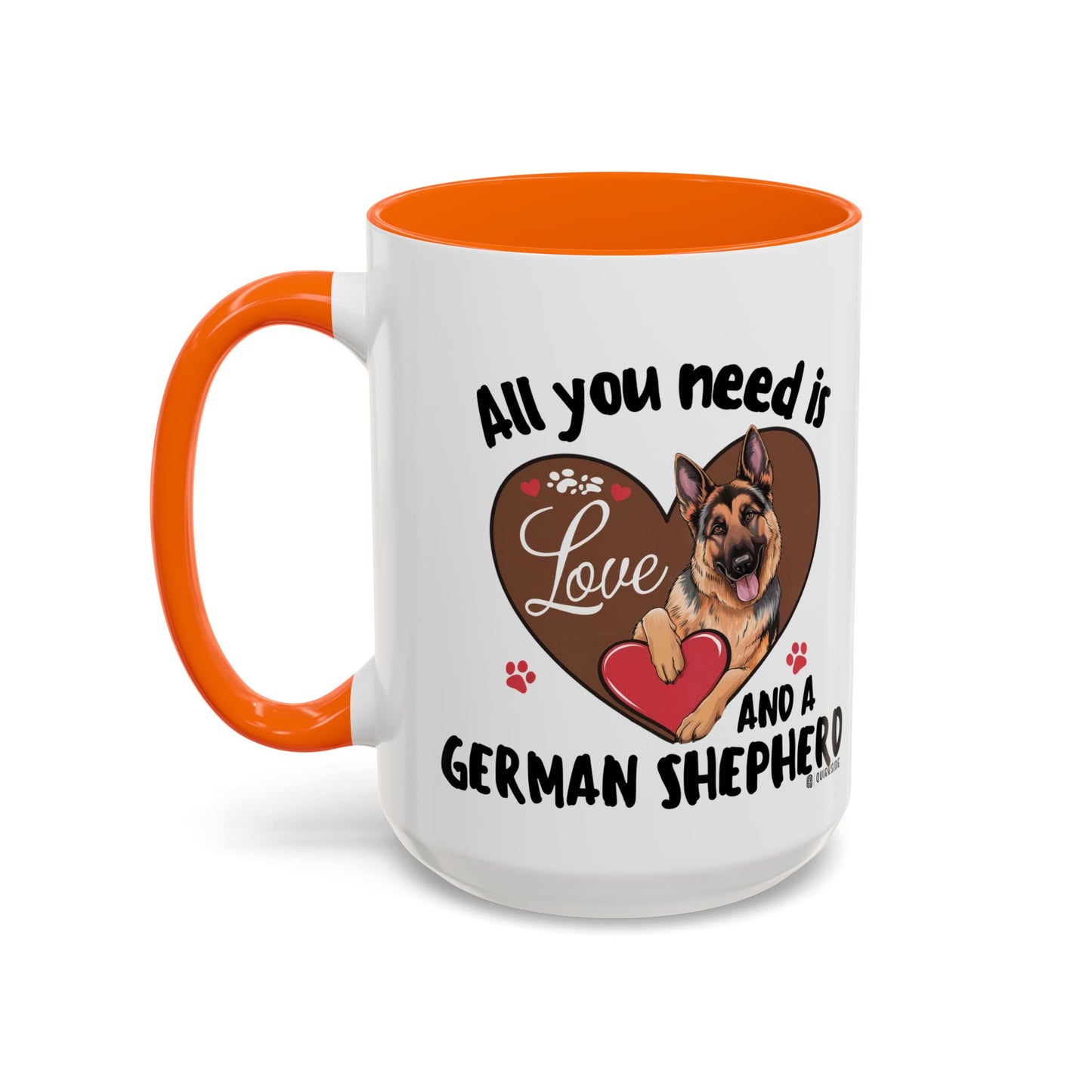 German Shepherd Love Mug | Dog Owner Gift | Coffee Cup | Animal Lover Gift | Pet Lover's Mug | Cute Pet Coffee Mug
