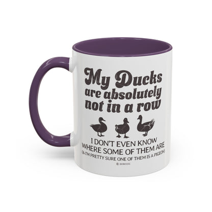 Humorous Accent Coffee Mug, Gift for Duck Lovers, Quirky Coffee Cup for Home or Office, Fun Mug for Birthdays, Funny Office Gift