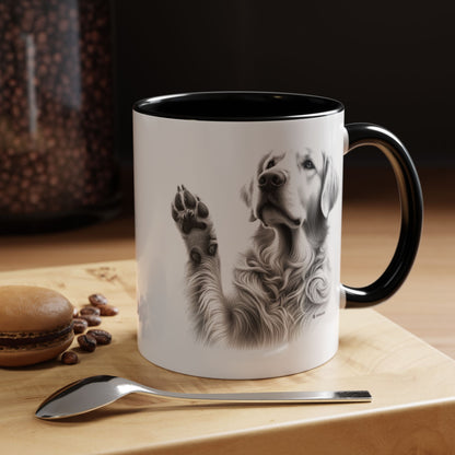 Elegant Pet Lover's Coffee Mug with Adorable Paw Prints, Dog Lover Gift, Customizable Ceramic Mug, Perfect for Pet Lovers, Home & [...]