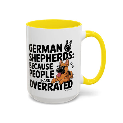 German Shepherds Coffee Mug - Funny Dog Lover Gift, Pet Parent Humor, Animal Lover Decor, Unique Holiday Present, Dog Breed Lovers