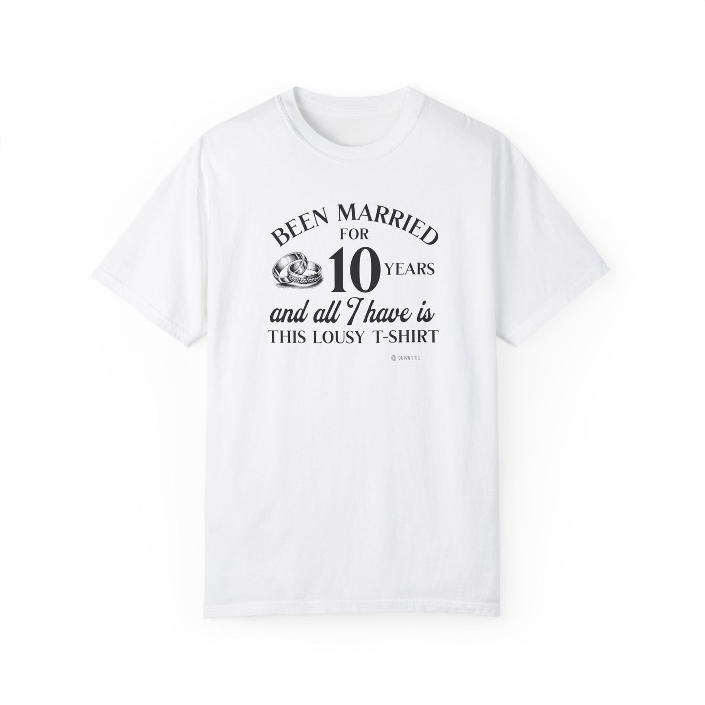 Hilarious Marriage Celebration T-shirt, Customizable Unisex Tee for Anniversary, Funny Gift, Humor Shirt, Wicked Sense of Humor Top - Quirkside Creations