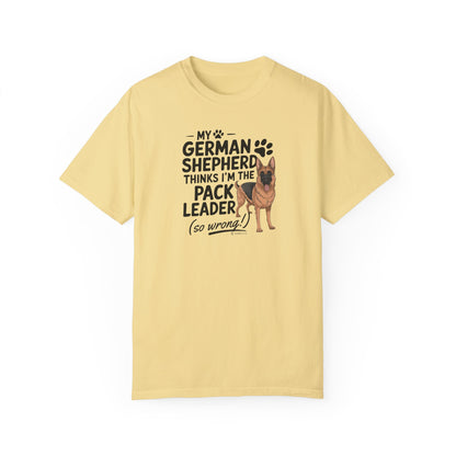 German Shepherd Dog Lover Unisex Garment-Dyed T-shirt, Parent Gift, Funny Dog Tee, Dog Mom Shirt, Gift for Dog Lovers