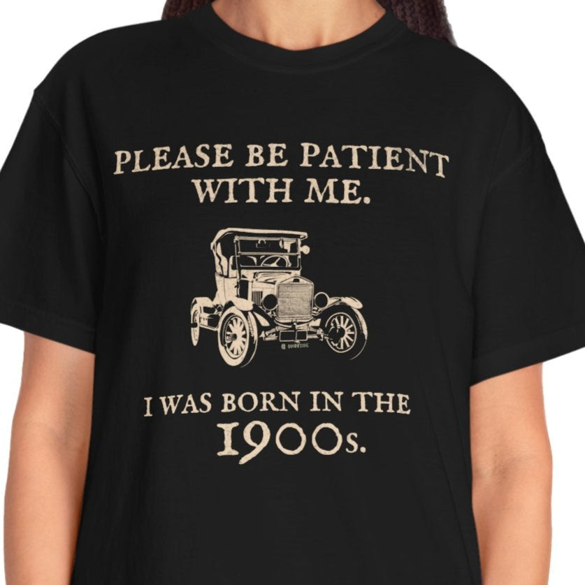 Sarcastic Millenial Unisex T-shirt, Funny Please Be Patient Tee, Humorous Gen Y Shirt, Vintage Birth Year Quote Top, Retro Cotton Blend