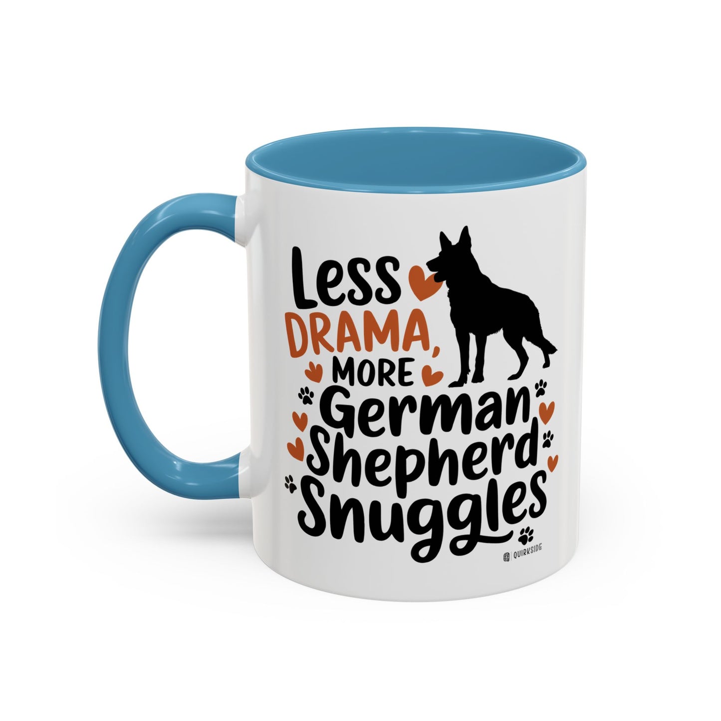 German Shepherd Love Mug | Accent Coffee Mug | Dog Mom Gift | Pet Owner Gift | Animal Lover Coffee Mug | Funny Dog Mug