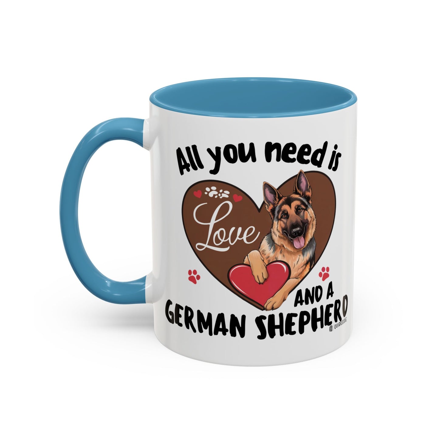 German Shepherd Love Mug | Dog Owner Gift | Coffee Cup | Animal Lover Gift | Pet Lover's Mug | Cute Pet Coffee Mug