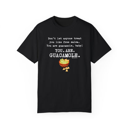 Premium Guacamole Unisex Garment-Dyed T-shirt, Funny Avocado Lover Tee, Gift for Foodie, Soft Graphic Tee, Unique Graphic Tee, Novelty Top - Quirkside Creations