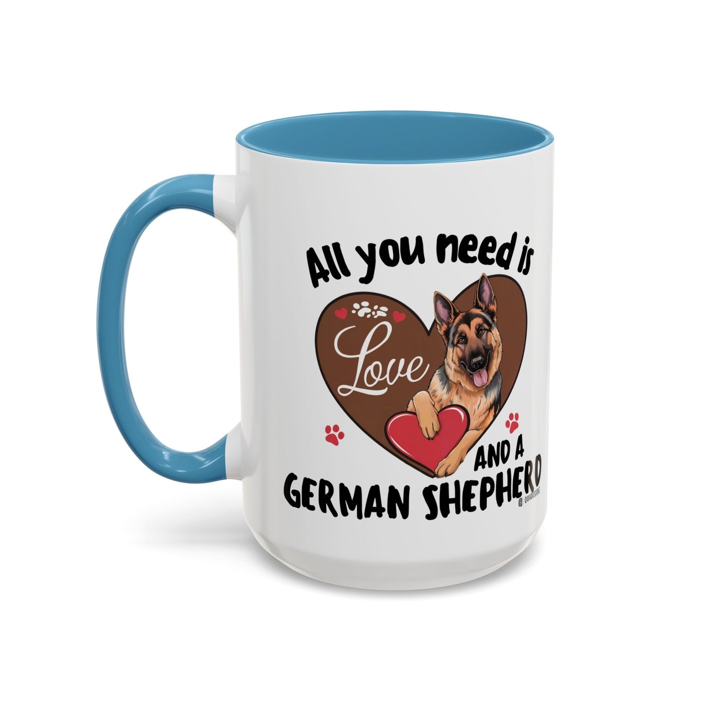 German Shepherd Love Mug | Dog Owner Gift | Coffee Cup | Animal Lover Gift | Pet Lover's Mug | Cute Pet Coffee Mug