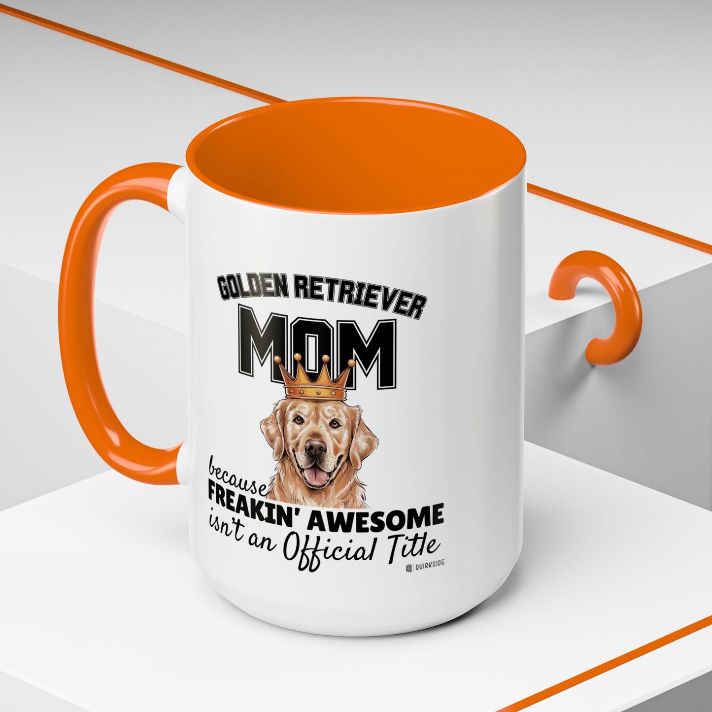 Golden Retriever Mom Coffee Mug - Perfect Gift for Dog Lovers, Pet Owners, Birthday, Mother's Day, Funny Dog Mom Mug