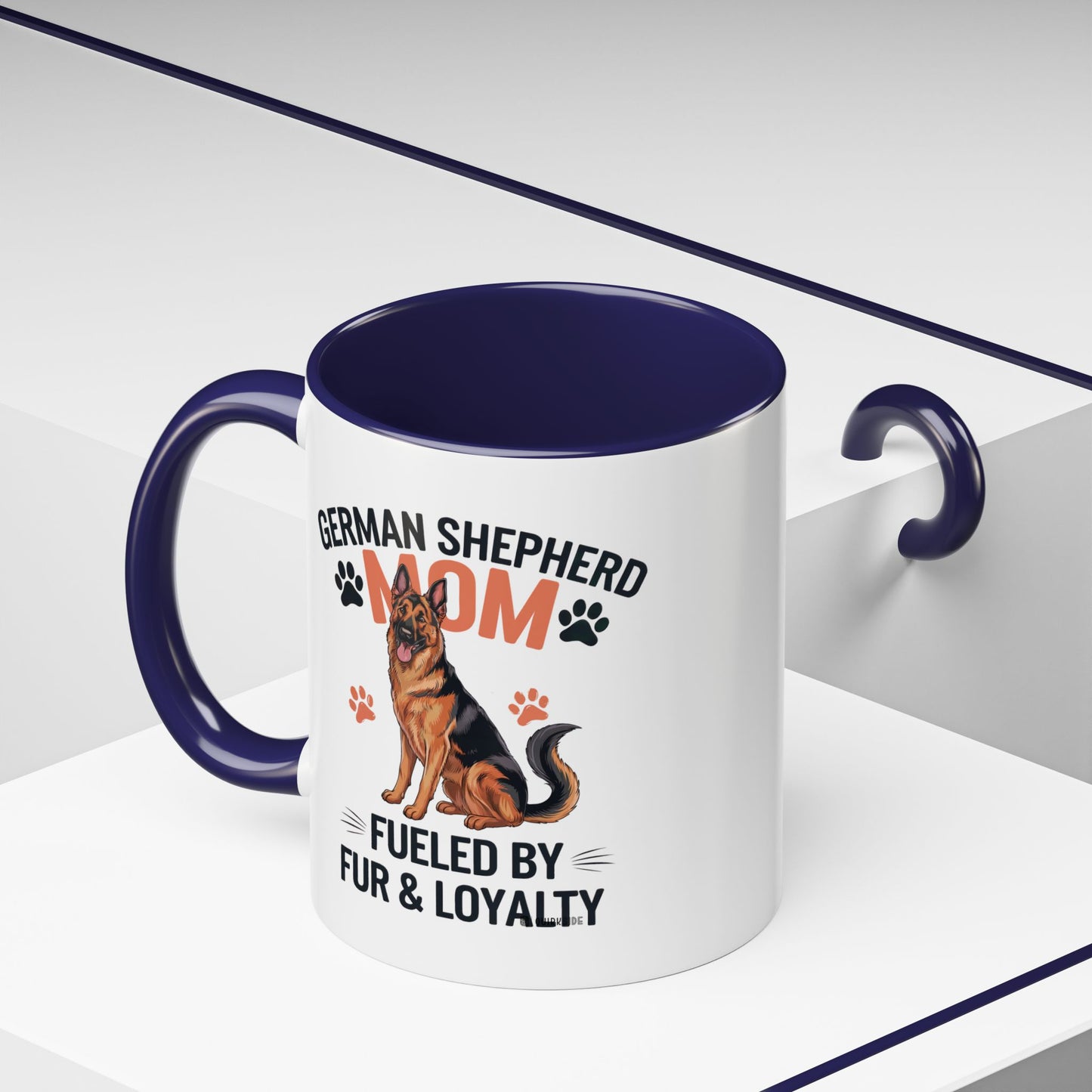 German Shepherd Mom Accent Coffee Mug: Perfect Gift for Dog Lovers, Pet Owners, Dog Enthusiasts, Animal Lovers