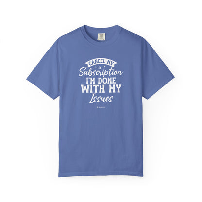 Cry for Help Unisex Garment-Dyed T-shirt - Humorous Tee, Sarcastic Shirt for Men and Women, Hilarious Top, Sardonic Apparel, Witty
